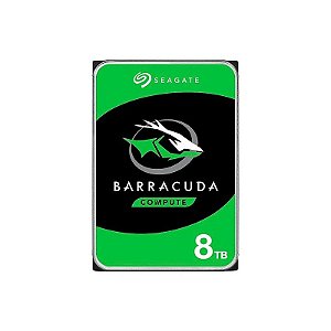 Disco Rígido Seagate Barracuda 8TB 3.5" SATA 3 5400RPM - ST8000DM004 (Garantia PY)