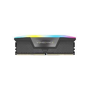 Memória RAM DDR5 UDIMM Corsair Vengeance RGB 6000 MHZ 16 GB CMH16GX5M1E6000Z36 - Cinza