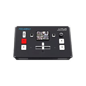 Misturador Feelworld L1 Plus V2 Multi-Câmera PTZ Controle Touch - Preto