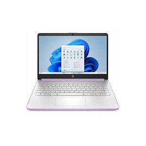 Notebook HP Intel N150 4GB Ram 128GB Ufs Tela 14" HD Windows 11 Inglês Lilás - 14-DQ6104DX