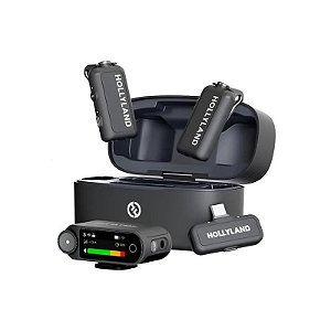 Microfone Sem Fio Hollyland Lark Max 2 Combo - Cinza Espacial