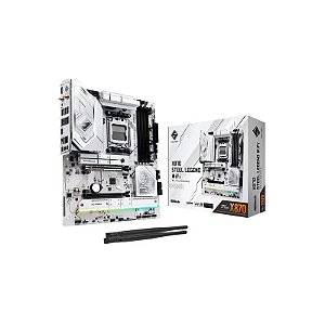 Placa Mãe Asrock X870 Steel Legend Wifi DDR5 Socket AM5 Chipset X870 ATX