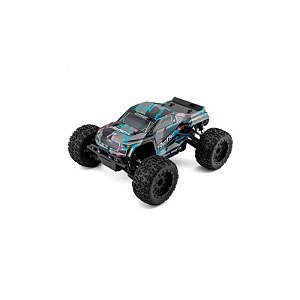 Carro Associated 1/24 Reflex 14MT 4WD Monster Preto/Prata ASC20190