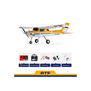 Avião FMS Ranger EP V2 1220mm RTF Reflex V3 Amarelo FMS147RYL-REFV3