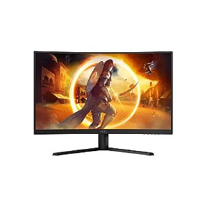 Monitor Gamer Curvo AOC CQ32G4VE de 31,5" QHD 16:9 180 Hz 0,5 ms com DisplayPort/HDMI