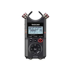 4 Canais Gravador de Áudio Tascam DR-40XP de 32 Bits - Preto