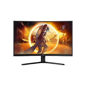 Monitor Gamer Curvo AOC CQ32G4VE 31.5" QHD 180 Hz / 1 ms - Preto