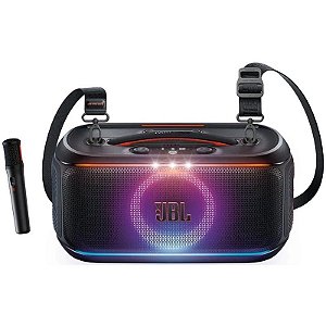 Caixa de Som JBL PartyBox On-The-Go2 com Microfone Sem Fio