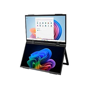 Monitor Portátil Duplo BAK BK-P1561-B IPS 15,6" Full HD - Preto