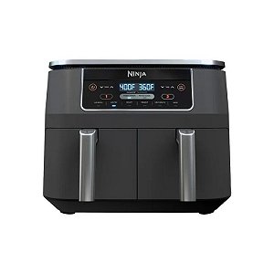 Fritadeira Air Fryer Ninja DZ201 Foodi 6 Em 1 110V - Cinza Escuro 7.6L