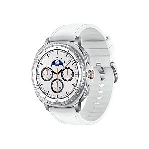 Relógio Samsung Galaxy Watch 8 46MM SM-L500NZWALTA - Pulseira Prateada/Branca