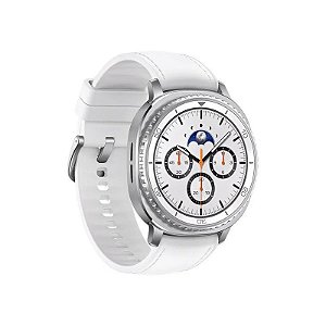 Relógio Smartwatch Samsung Galaxy WATCH8 SM-L500NZWA 46 MM - Branco/Branco Híbrido