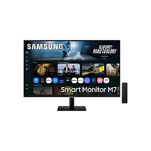 Monitor Inteligente Samsung M7 LS32FM700UN LCD 32" UHD 60 Hz / 4ms - Preto