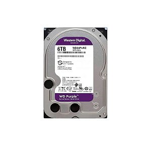 HD 6TB Western Digital Purple Vigilância 5640RPM WD64PURZ