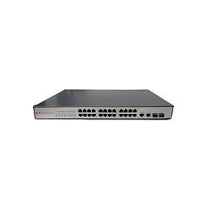 Switch PoE F 24 Portas 600W 10/100Mbps RJ45 2SFP HL-POE11024PF-At