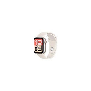 Relógio Apple Watch SE3 MEH54LW/A 40MM / M-L / GPS - Alumínio Starlight / Pulseira Esportiva Starlight