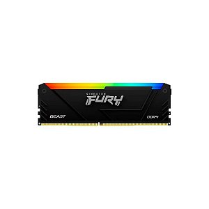 Memória Ram Kingston Fury Beast RGB 32GB DDR4 3200MHZ - KF432C16BB2A/32