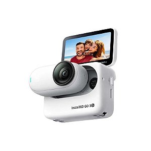 Kit Câmera INSTA360 Go Kit GO3S120 Retrato Bundle 128GB Tela Branca