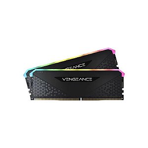 Memória RAM DDR4 Corsair Vengeance RGB RS 3200 MHZ 32 GB (2 X 16 GB) - Preto (CMG32GX4M2E3200C16)
