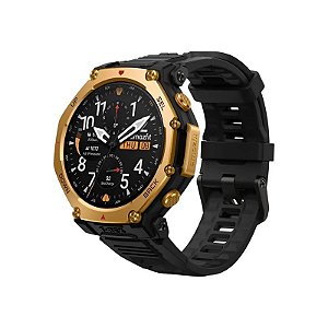 Relógio Smartwatch Amazfit T-Rex 3 Pro A2444 - Preto/Dourado