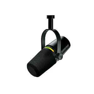 Microfone Dinâmico Shure MV7+ para Podcast