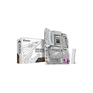 Placa-Mãe Gigabyte X870 Aorus Elite Wifi 7 Ice DDR5 Socket AM5 Chipset AMD X870 ATX