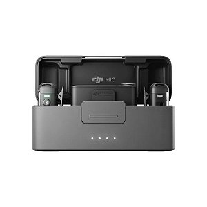 Microfone Dji Mic 2 (2TX + 1RX + Estojo de Carregamento) FCC Dji Mic 2