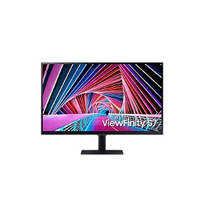 Monitor Samsung Viewfinity S70A LS27A700NWNXZA Curvo 27" 4K Uhd (3840X2160), 5MS, 60HZ, IPS, 1X HDMI 2.0, 1X DISPLAYPORT 1.2, 1X USB-A, Preto