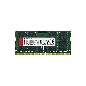 Memória para Notebook Kingston, DDR4 32GB (1X32GB), 3200MHZ, So-DIMM, KVR32S22D8/32, Verde