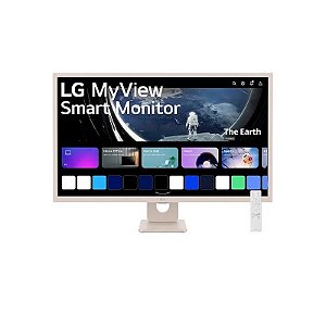 Monitor Smart LG 32SR50F-W de 32" Full HD 16:9 5 MS com USB/HDMI