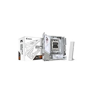 Placa-mãe AM5 Gigabyte X870I Aorus Pro Ice Mini-ITX/ DDR5 WIFI7/ HDMI/ M.2 WIFI7/ HDMI/ M.2