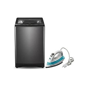 Kit Máquina de Lavar Mabe LMA9520 9,5KG 220V + Ferro Blask Decker IRBD100
