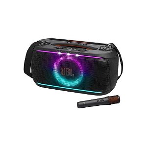 Caixa de Som JBL Partybox On The Go 2 Plus 100 Watts RMS com Bluetooth/USB-C - Preta