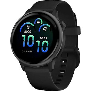 Relógio GPS Garmin Vivoactive 6 010-02985-00 - Ardósia Preto