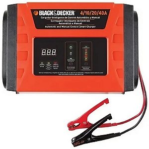 Carregador de Bateria Portátil Black+Decker BC40-AR 40A