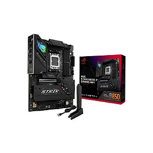 Placa Mãe Asus Rog Strix B850-F Gaming WIFI7 Neo DDR5 Soquete AM5 Chipset AMD B850 ATX