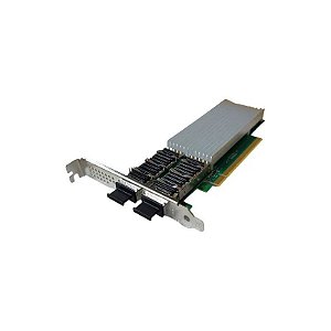 Placa F. M PCI Express 100GB 2 Portas QSFP28 Adaptador Intel E810-CQDA2