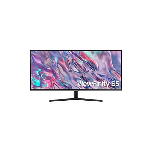 Monitor Samsung Viewfinity S5 S50GC LS34C502GANXZA 34" Ultrawide UWQHD (3440 x 1440), 5ms, 100 Hz, 2x HDMI 2.0, 1x DisplayPort 1.2, 1x Conector de Áudio, AMD FreeSync, Preto