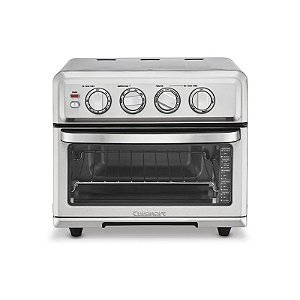 Fritadeira a Ar Cuisinart TOA70CL com Grelhador Inox 1800W 8 Funções 17L 220V 50HZ