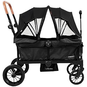 Carrinho Premium Baby Carrinho Vagão Everett PB-W501BBR Preto
