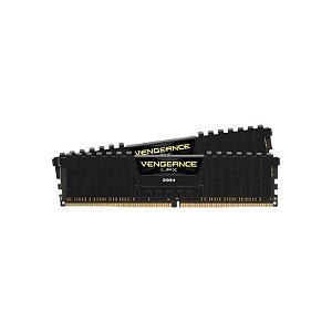 Memória RAM DDR4 Corsair Vengeance LPX 3200 MHz 32 GB (2 x 16 GB) - Preto (CMK32GX4M2E3200C16)