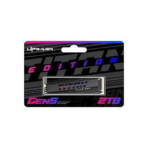 SSD Up Gamer Titan Edition, Geração 5, 2TB, M.2 Nvme, Leitura de até 14.000MB/s, Gravação de até 13.000MB/s, UPTITAN14K-G52TB