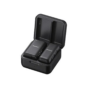 Microfone sem fio Sony ECM-W3S para câmera com sapata - preto