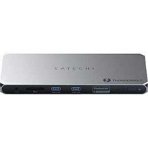 Adaptador Satechi Thunderbolt 4 Estação de Conexão Multi-Tela ST-DT4MDM-US