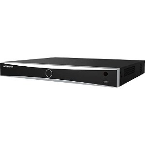 Gravador de Rede de Vídeo Hikvision CCTV DS-7616NXI-K2(D) AcuSense Incorporado 16 Canais 4K (Conexão para Rede)