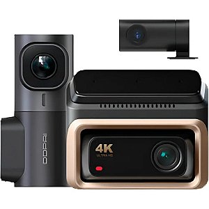 Câmera para Automóvel DDPAI Z60 Pro 2026 Conjunto de Três Canais 4K Ultra HD/HDR Dash Cam
