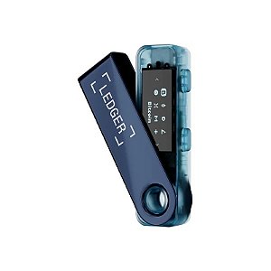 Carteira Digital Ledger Nano s Plus para Bitcoins/Ether/Tokens/NFTs - Azul