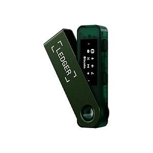 Carteira Digital para Criptomoedas Ledger Nano s Plus para Bitcoins/Ether/Tokens/NFTS - Verde
