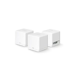 Pacote Mesh Residencial Inteiro AC1300 Mercusys Wifi Halo H30G(3-Pack)