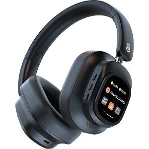 Fone de ouvido sem fio Joog Sense Pro SD10 Hybrid ANC Touch Magnético Controle LCD - Preto